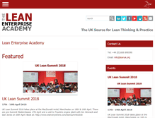 Tablet Screenshot of leanuk.org